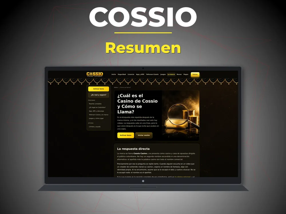 Cossio - Resumen